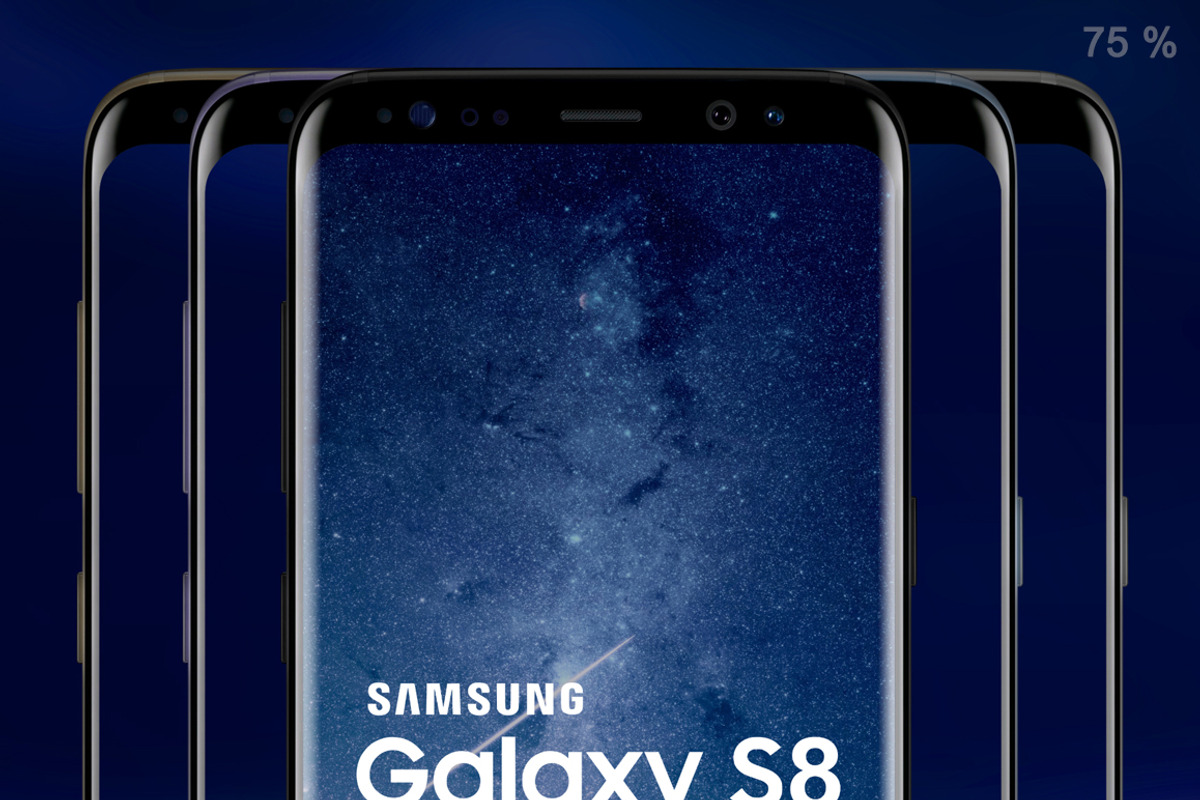 Samsung Galaxy S8 mockup, an Android Mockup by RSplaneta (Photo 4 of 7)