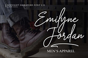 Midnight Signature Font, a Script Font by MJB Letters (Thumbnail 4 of 10)