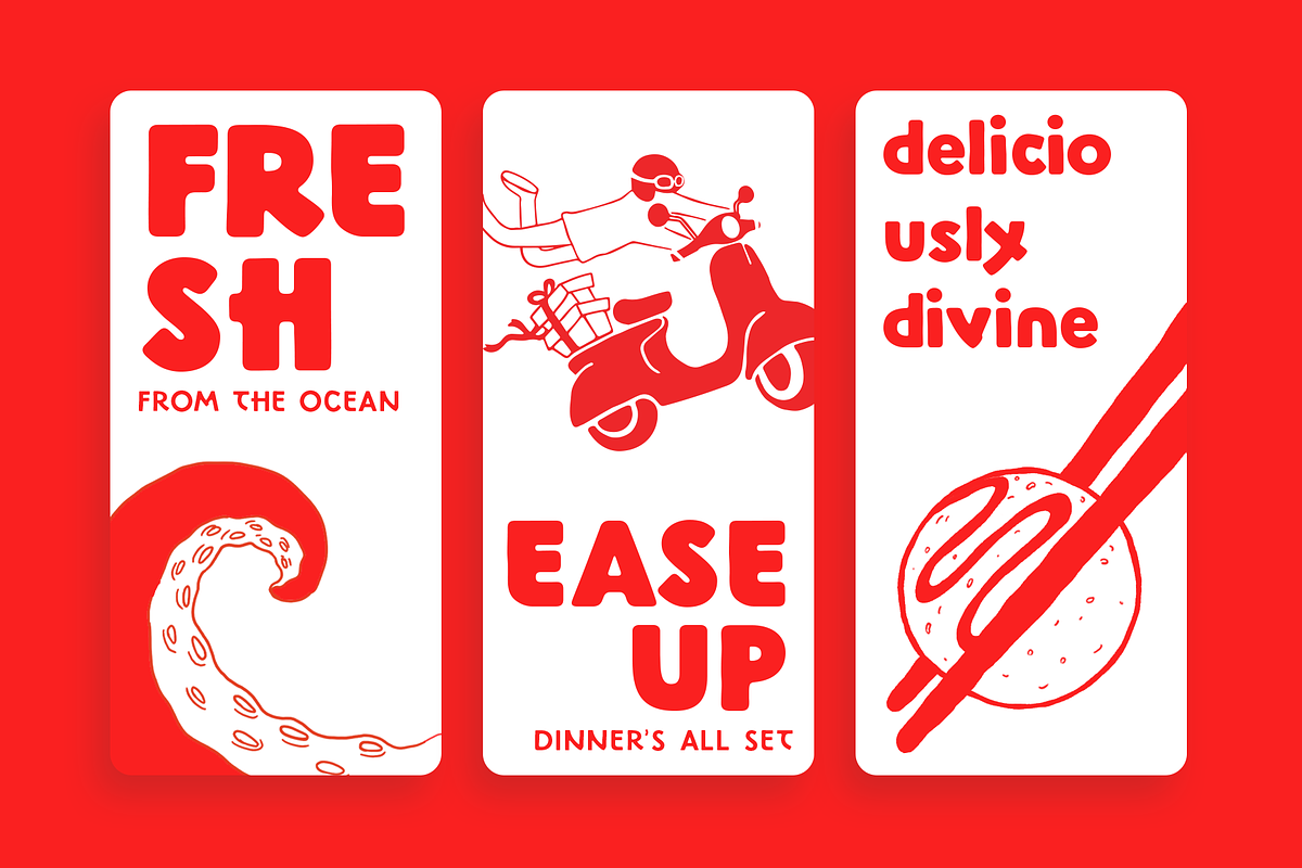 Hoki Font Family, a Sans Serif Font by Migomojo Type House (Photo 5 of 12)