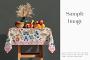 Square Tablecloth Mockups, a Household Mockup by mock-ups (Thumbnail 18 of 28)