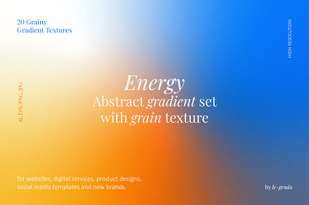 20 Energy Gradients Set