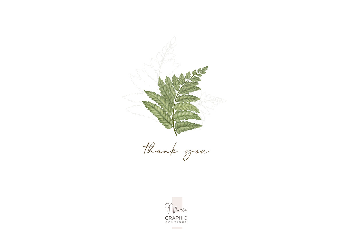 Watercolor wild flowers greenery, an Illustration by MariGraphic boutique (Photo 11 of 11)