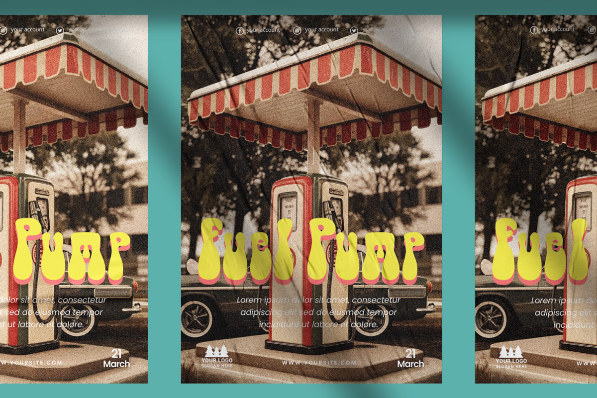Popdash Retro Psychedelic Font, a Font by PutraCetol Studio (Photo 4 of 5)