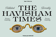 TAN - THE BLUE ORCHID, a Serif Font by TanType (Thumbnail 7 of 12)