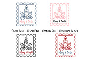 Christmas Stamp PNG Bundle, an Illustration by Daily.Designs (Thumbnail 9 of 11)