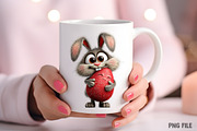 Quirky Easter Bunny Clipart Png, an Illustration by Craft Nest (Thumbnail 8 of 11)