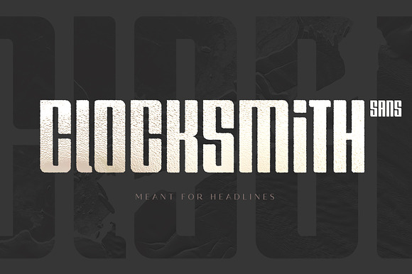 Clocksmith Bold Display Font