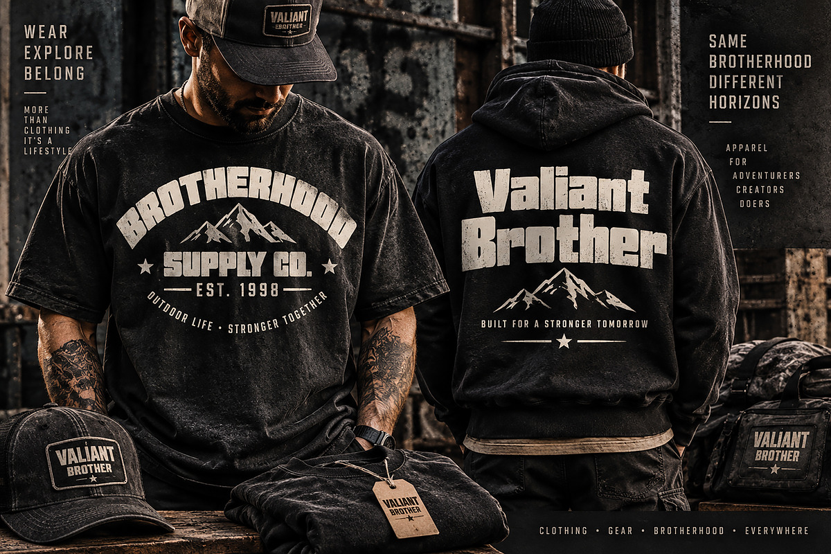 Valiant Brother, a Script Font by Wow Magic (Photo 4 of 5)