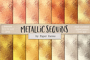 Metallic sequins backgrounds, a Texture Graphic by Paper Farms (Thumbnail 1 of 2)