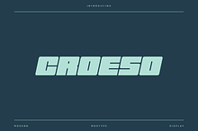Croeso - Modern Sport Typeface