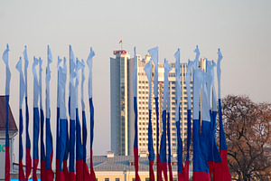 tank near the building of the presidential administration of the, a Photo by Pictures for you!!!!!!!!!