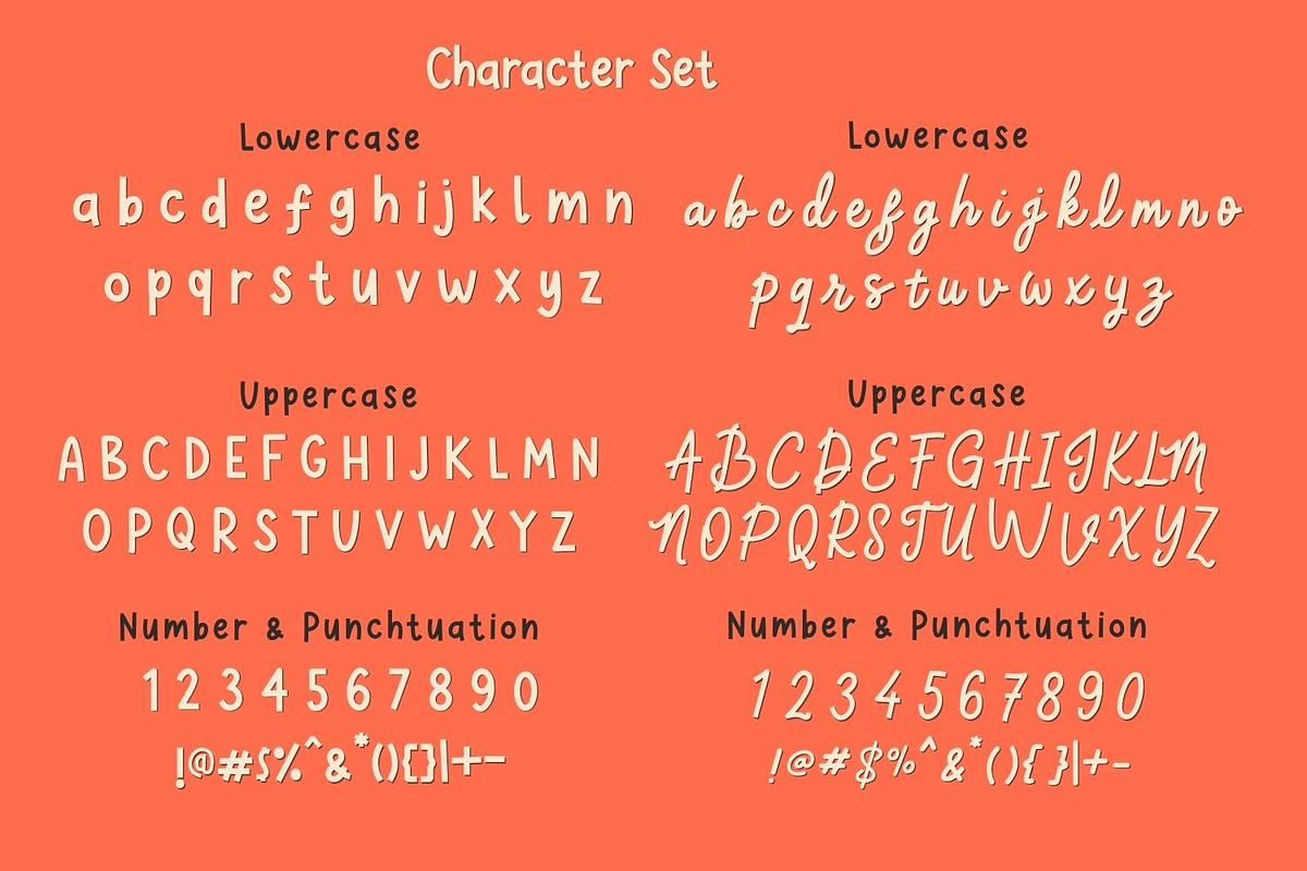 Kitten Paws - Playful Font Duo, a Script Font by Wellscript Studio (Photo 8 of 11)