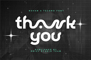 Novan, a Font by Drizy (Thumbnail 10 of 10)
