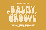 Balmy Groove, a Font by SaktiAvellin (Thumbnail 1 of 8)