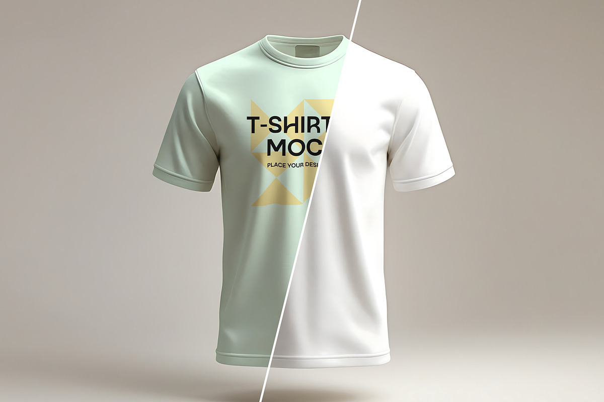 T-Shirt Mockup PSD Template, a Product Mockup by graphypix (Photo 3 of 4)