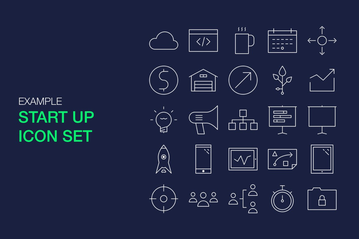 Thin Icons Mega Bundle 3000+, an Icon by IconUncle (Photo 4 of 7)