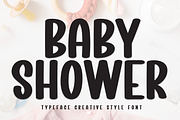 Baby Shower | Script Font, a Script Font by Scratchones (Thumbnail 1 of 8)