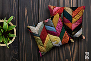 Quilted Patchwork Seamless Patterns, a Pattern Graphic by Creative Store (Thumbnail 3 of 5)