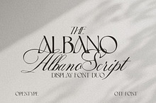 Albano - Luxury Branding Font Duo