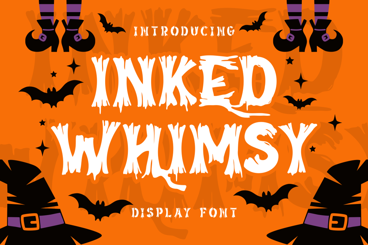 Inked Whimsy - Display Font, a Font by PutraCetol Studio (Photo 1 of 11)