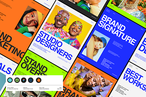 Brand Identity Colorful Social Media, a Social Media Template by Creatorism