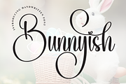 Bunnyish | Script Font, a Handwritten Font by Scratchones (Thumbnail 1 of 9)