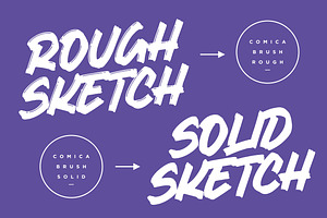 Comica Brush Display Font