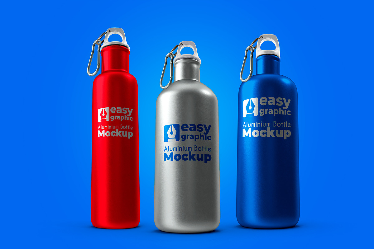 Aluminium Bottle Mockup, a Mockup by rogeriomarcos (Photo 2 of 7)