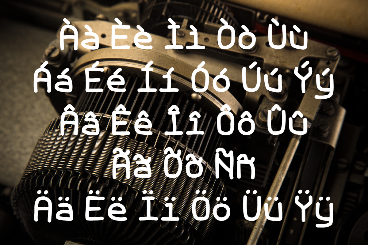 Teletype Curve, a Sans Serif Font by TNE Designs (Photo 5 of 5)