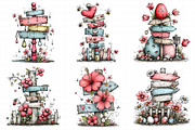 Whimsical Spring Singpost Clipart, an Illustration by Daily.Designs (Thumbnail 3 of 8)