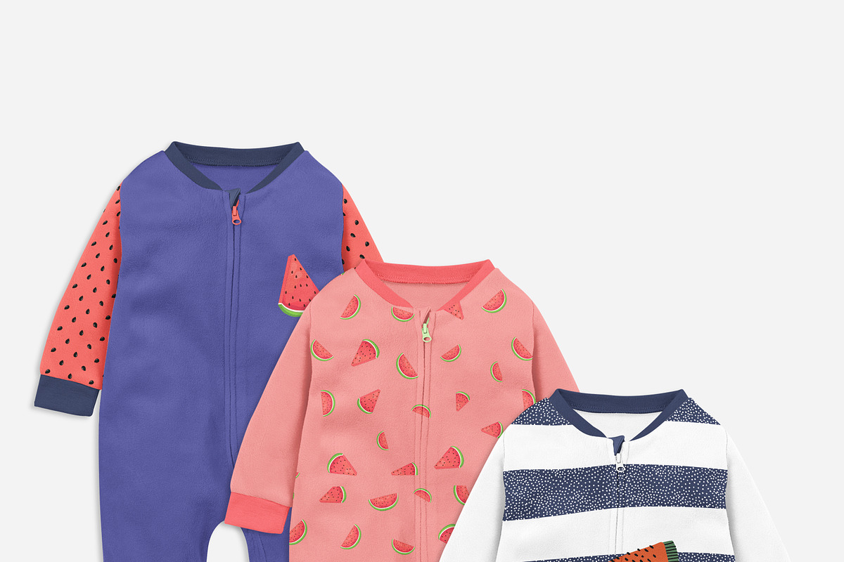 Baby Fleece Growsuit Mock-ups, an Apparel Mockup by Mocca Mockups Store (Photo 9 of 22)