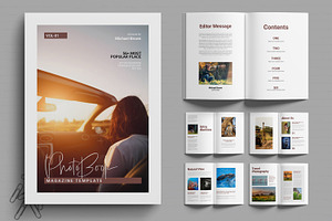 Photobook Magazine Template, a Magazine Template by MightyDesign