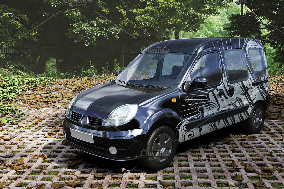 Vehicle Mock-up, a Mockup by IsometricWorld (Photo 2 of 12)