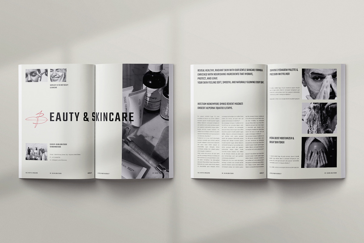 Lifestyle Magazine Template, a Magazine Template by Olion Lora (Photo 8 of 24)