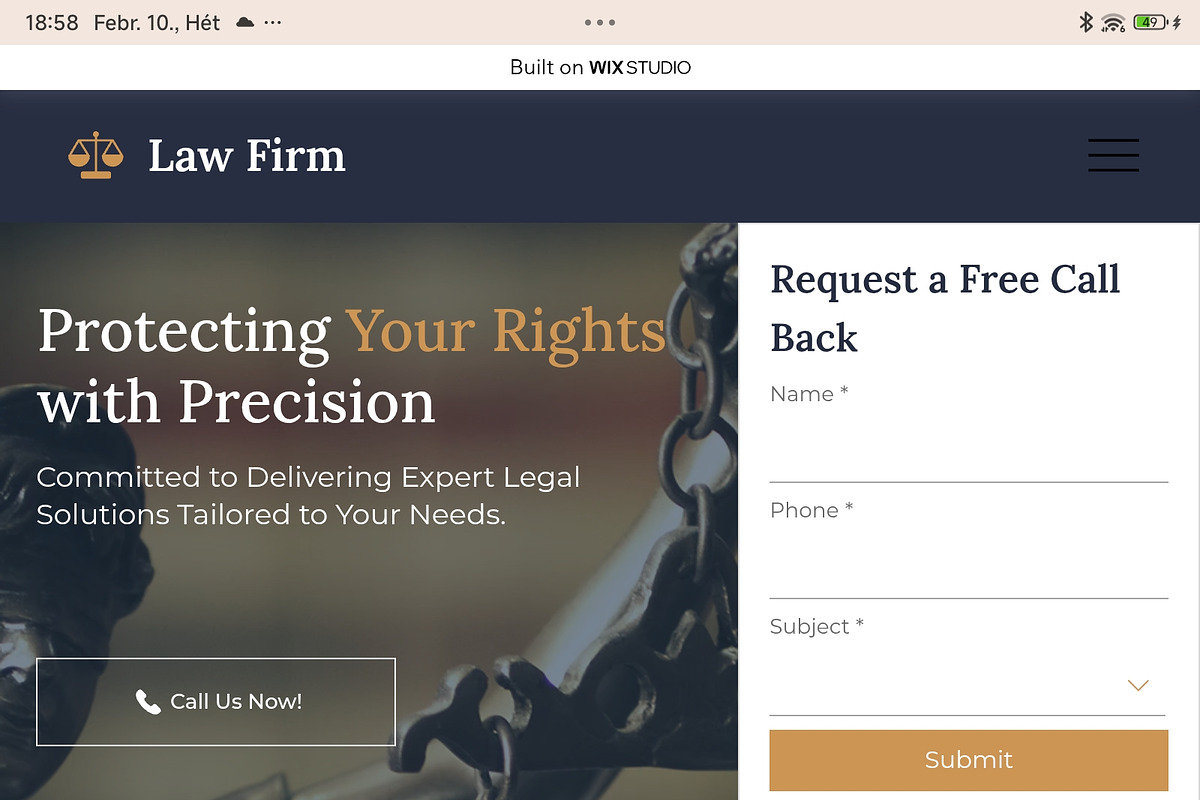 Law Firm - Wix Studio Website preview 7