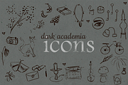 30+ dark academia icons, an Icon by Yasyaal (Thumbnail 1 of 4)