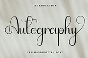 Autograph, a Handwritten Font by FreshTypeINK (Thumbnail 1 of 8)
