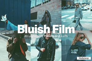 20 Bluish Film Lightroom Presets, a Preset Add-On by skybluecreative