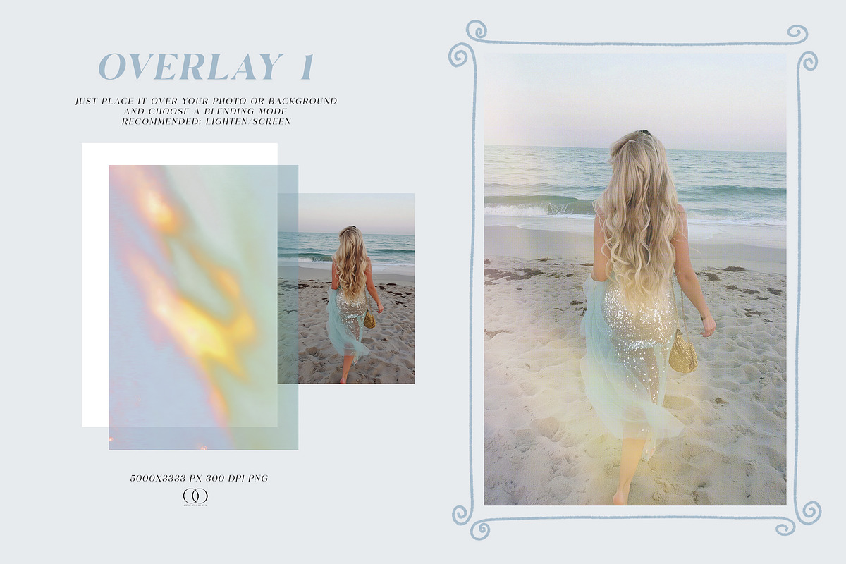 Dreamy Mermaid Shining Overlays, a Texture Graphic by Kaleriia (Photo 2 of 17)