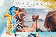 Ocean watercolor sea animal nautical, an Animal Illustration by Yuliya Derbisheva (Thumbnail 6 of 11)