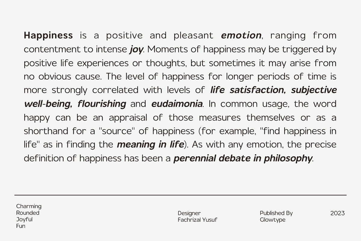 Gomenasans Geometric Rounded Sans, a Sans Serif Font by Glowtype (Photo 8 of 12)