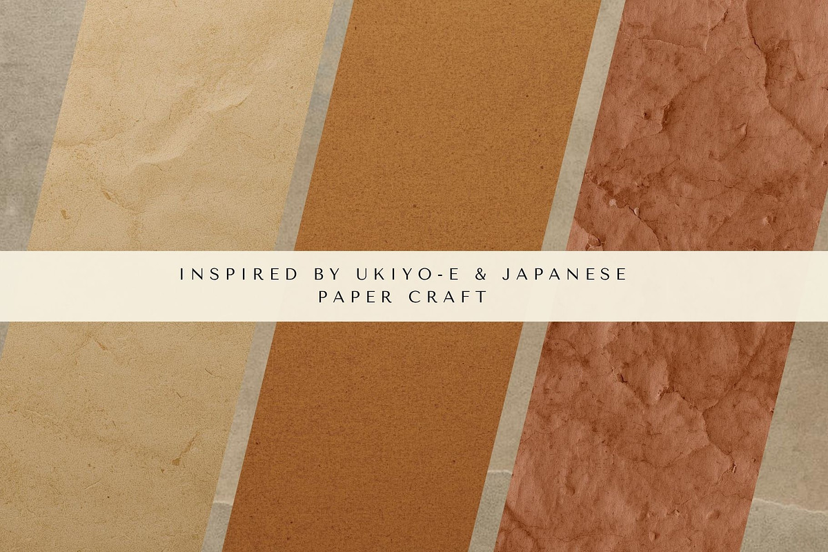 Earth-Tone Japanese Texture Pack, an Illustration by Vandy Fullum (Photo 3 of 10)