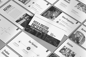 Minimal Pitch And Investor, a Presentation Template by Mighty-Slide