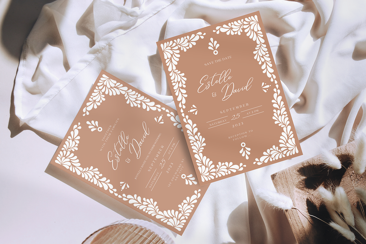 Talavera Wedding Invitations, a Templates & Theme by Akbaly (Photo 2 of 12)