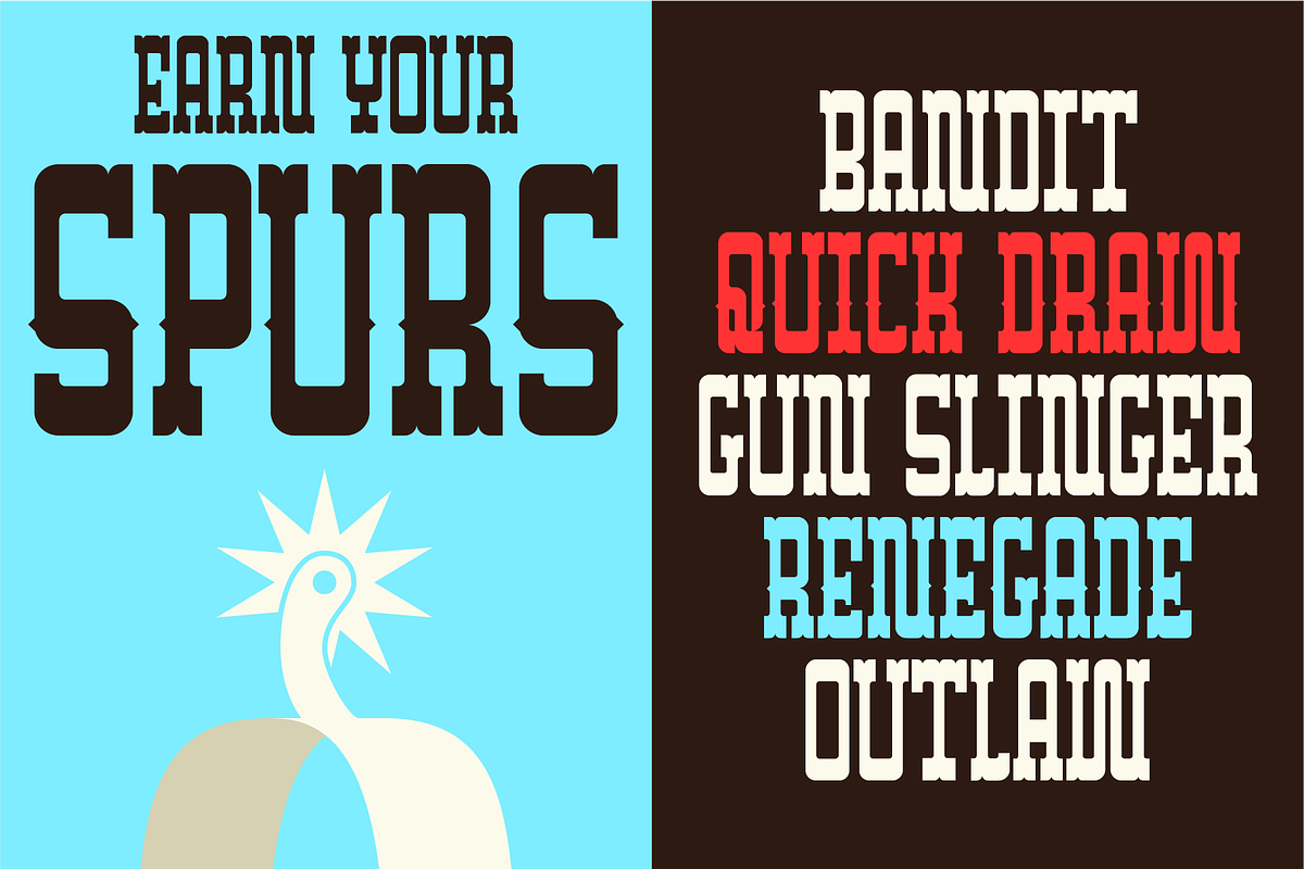BANDITS - Western Slab Serif, a Slab Serif Font by JackType (Photo 11 of 11)