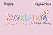 Morning handwriting font, a Handwritten Font by JJuta (Thumbnail 1 of 6)