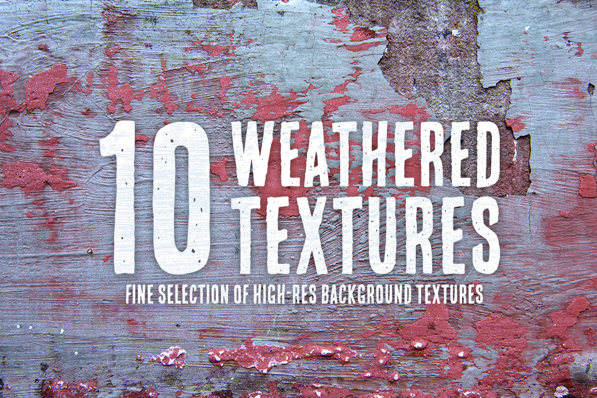 10 Weathered Textures, a Texture Graphic by 77 Productions (Photo 1 of 3)