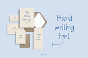 Happy Birthday Font, a Handwritten Font by paperinsun (Thumbnail 2 of 6)