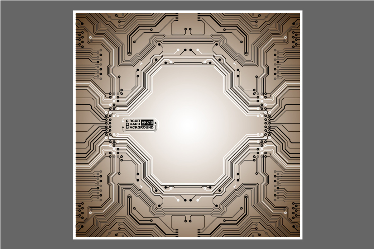 -50% Circuit boards backgrounds set, a Background Graphic by frost_newt (Photo 10 of 11)