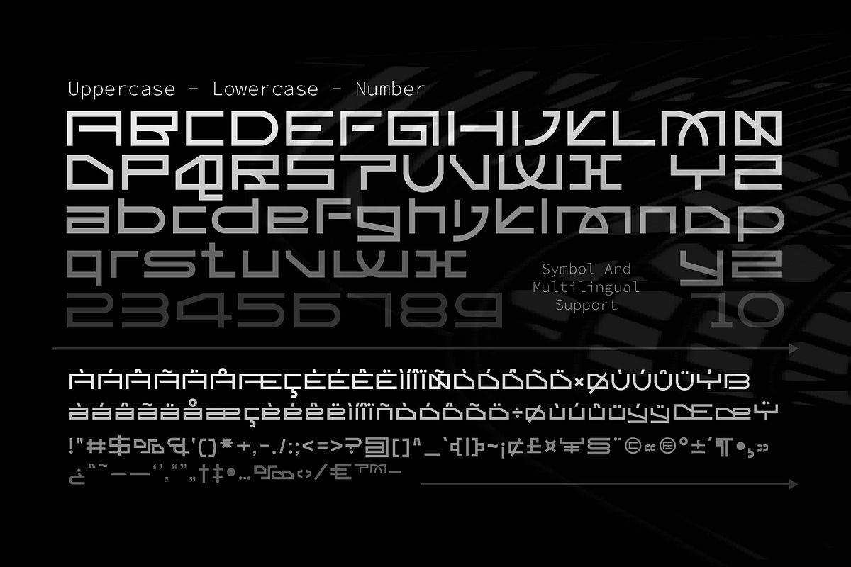 Fuutech – Tech And Sci-Fi Font, a Sans Serif Font by Erifqizefont (Photo 5 of 10)
